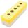 Összeállított tokozat nyomógombokhoz, sárga, 5-es - NYGD-5YE