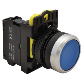 Egyszerű nyomókapcsoló, kék - NYK3-B