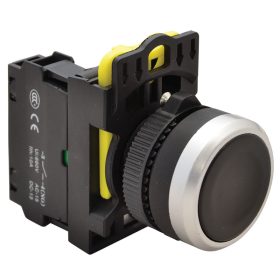 Egyszerű nyomókapcsoló, fekete - NYK3-BK