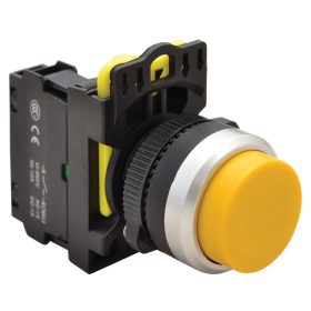 Kiálló nyomókapcsoló, sárga - NYK3-HY