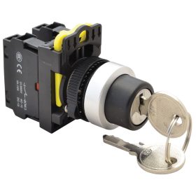   Kulcsos kapcsoló, bal-jobb-közép KI, háromállású - NYK3-K31