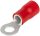 Szigetelt szemes saru, ónozott elektrolitréz, piros - PSZ10-5