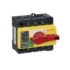   Schneider 28918 - Interpact INS63 3P piros kapcsoló sárga homloklap