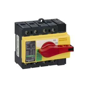   Schneider 28919 - Interpact INS63 4P piros kapcsoló sárga homloklap