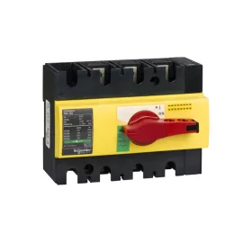   Schneider 28926 - Interpact INS125 3P piros kapcsoló sárga homloklap
