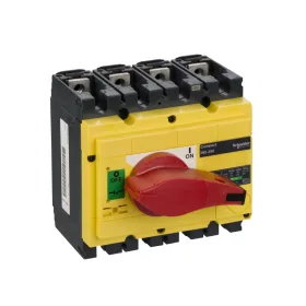   Schneider 31127 - Interpact INS250 4P piros kapcsolókar, sárga homloklap