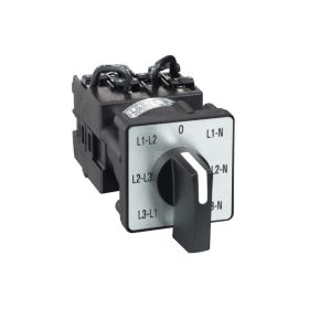   Schneider K1F027MLH - Kézikapcsoló, 12A, multifix, 6fok.+0 vol