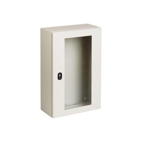   Schneider NSYS3D12830T - S3D elosztószekrény H1200xW800xD300 üveg ajtóval