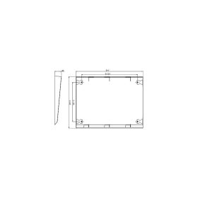 Schneider NSYSC1240 - Esővédő tető (1200*400)