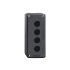 Schneider XALD04 - Nyomógomb tokozat, üres, 4 lyukú