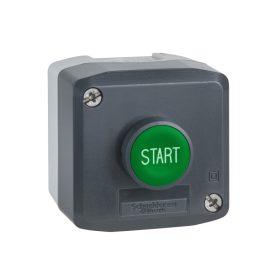 Schneider XALD103 - Tokozott nyomógomb, üres tok 1 lyukú