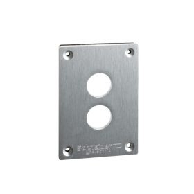 Schneider XAPE302 - Előlemez ny. gomb tokozathoz 2 lyukú