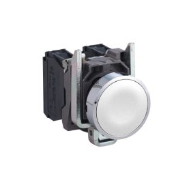 Schneider XB4BA11 - Nyomógomb fehér, 1N/O
