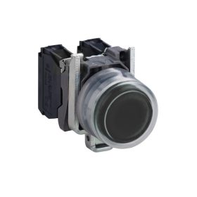 Schneider XB4BP21 - Gumisapkás nyomógomb, fekete