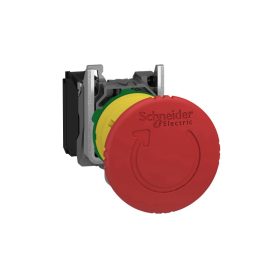 Schneider XB4BS8442 - Vészgomb D:40mm fém TTR Piros