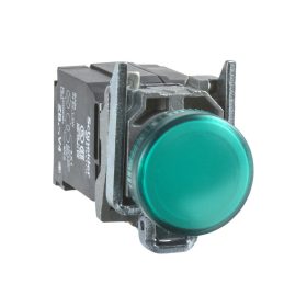 Schneider XB4BV43 - Jelzőlámpa+transzformátor, zöld 230V