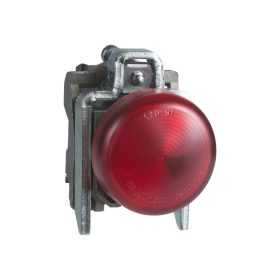 Schneider XB4BV64 - Jelzőlámpa piros izzó nélkül