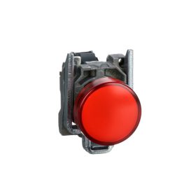 Schneider XB4BVB4 - LED-es jelzőlámpa, piros, 24V