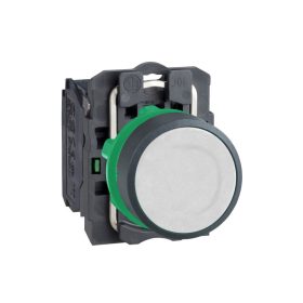 Schneider XB5AA11 - Nyomógomb, fehér, 1N/O