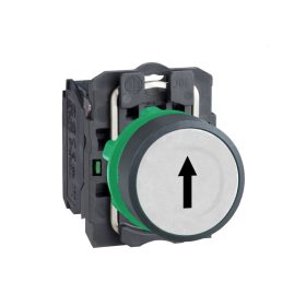 Schneider XB5AA3341 - Komplett nyomógomb, fehér