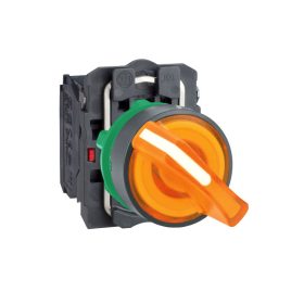   Schneider XB5AK125M5 - LED-es vil.választókapcsoló, sárga, 240V