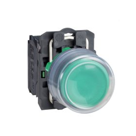 Schneider XB5AP31 - Gumisapkás nyomógomb, zöld