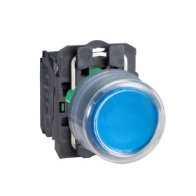 Schneider XB5AP61 - Gumisapkás nyomógomb, kék