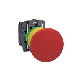 Schneider XB5AS8444 - Komplett vészgomb, forgatós TR 2NC