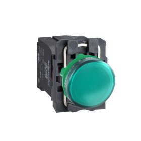 Schneider XB5AV43 - Jelzőlámpa zöld +transzformátor 230V