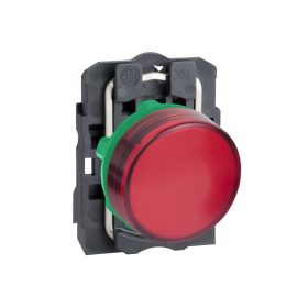 Schneider XB5AVB4 - LED-es jelzőlámpa, piros, 24V