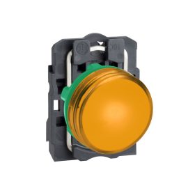 Schneider XB5AVB5 - LED-es jelzőlámpa, sárga, 24V