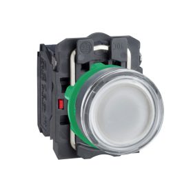 Schneider XB5AW31G5 - LED-es világító nyomógomb, fehér