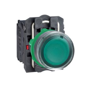   Schneider XB5AW33M5 - LED-es világító nyomógomb, zöld, 230V