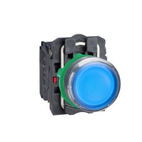   Schneider XB5AW36G5 - LED-es világító nyomógomb, kék, 110V