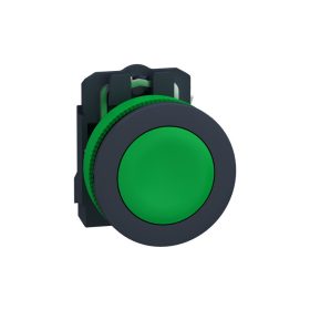   Schneider XB5FA31 - Harmony panelbe süllyesztett komplett műanyag nyomógomb, ?30, visszatérő, 1NO