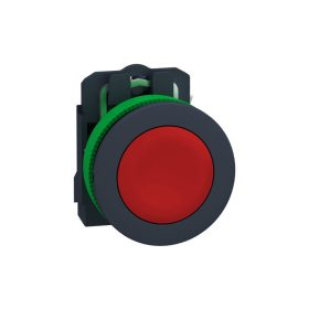   Schneider XB5FA42 - Harmony panelbe süllyesztett komplett műanyag nyomógomb, ?30, visszatérő, 1NC