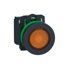   Schneider XB5FW35M5 - Harmony panelbe süllyesztett komplett műanyag LED világító nyomógomb, ?30,