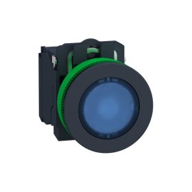   Schneider XB5FW36B5 - Harmony panelbe süllyesztett komplett műanyag LED világító nyomógomb, ?30,