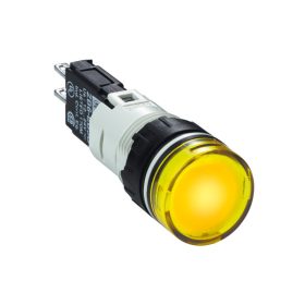 Schneider XB6AV5BB - Komplett jelzőlámpa, kerek, sárga
