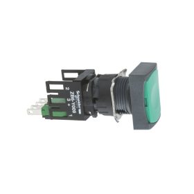 Schneider XB6DA35B - Komplett nyomógomb, zöld