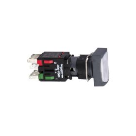   Schneider XB6DF1B5B - Komplett világító nyomógomb, fehér