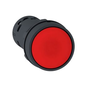 Schneider XB7NA42 - Nyomógomb, rugós, piros, 1NC