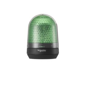   Schneider XVR3B03 - Multifunkciós forgó jelzőegység, LED, 100mm, IP65, zöld, 12-24VAC/DC