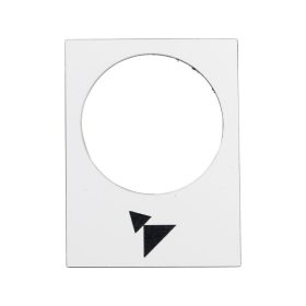 Schneider ZB2BY4915 - Felirati címke jelölés: előre