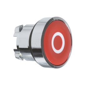   Schneider ZB4BA432 - Nyomógombfej jelölt fedőlappal, piros