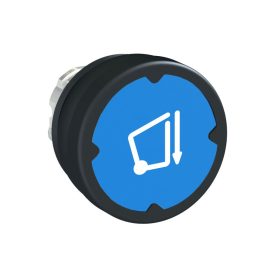 Schneider ZB4BC68006 - ny.gomb fej m.körny -s.kék -jel.