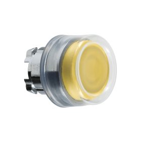 Schneider ZB4BP5 - Védősapkás nyomógombfej, sárga