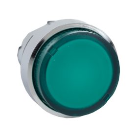 Schneider ZB4BW13 - Világító nyomógombfej zöld