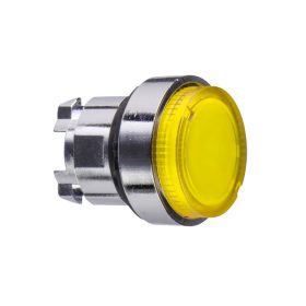   Schneider ZB4BW183 - Harmony fém világító nyomógomb fej, ?22, visszatérő, LED-es, kiemelkedő, sár