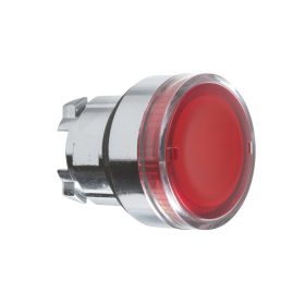 Schneider ZB4BW34 - Világító nyomógombfej piros